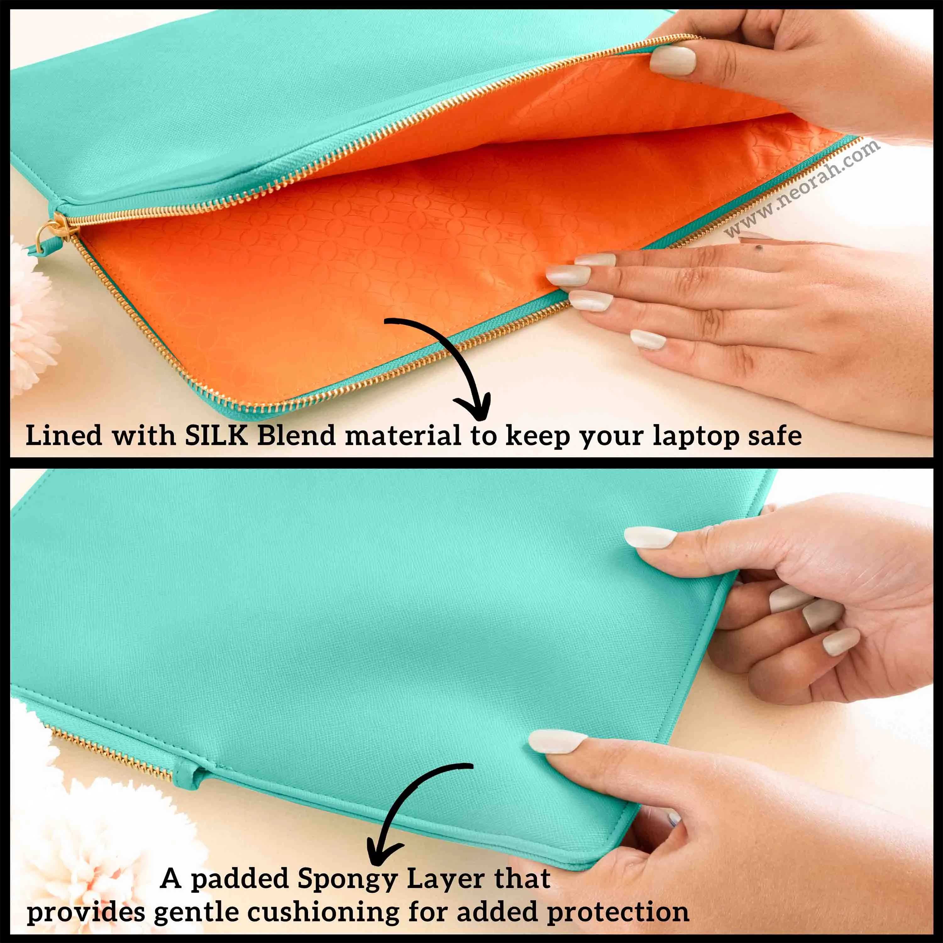 LAPTOP SLEEVE - ZIPPER CLOSURE