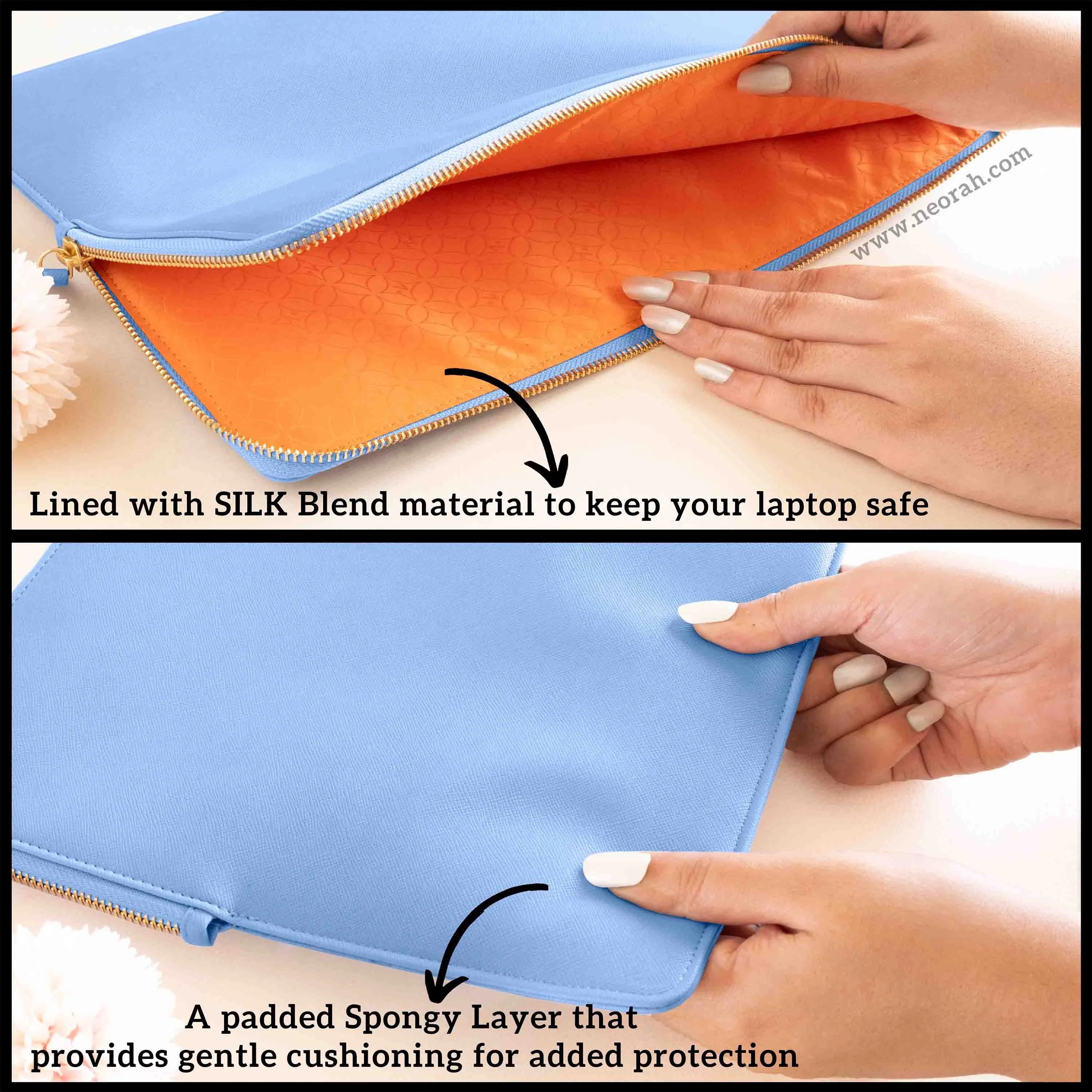 LAPTOP SLEEVE - ZIPPER CLOSURE
