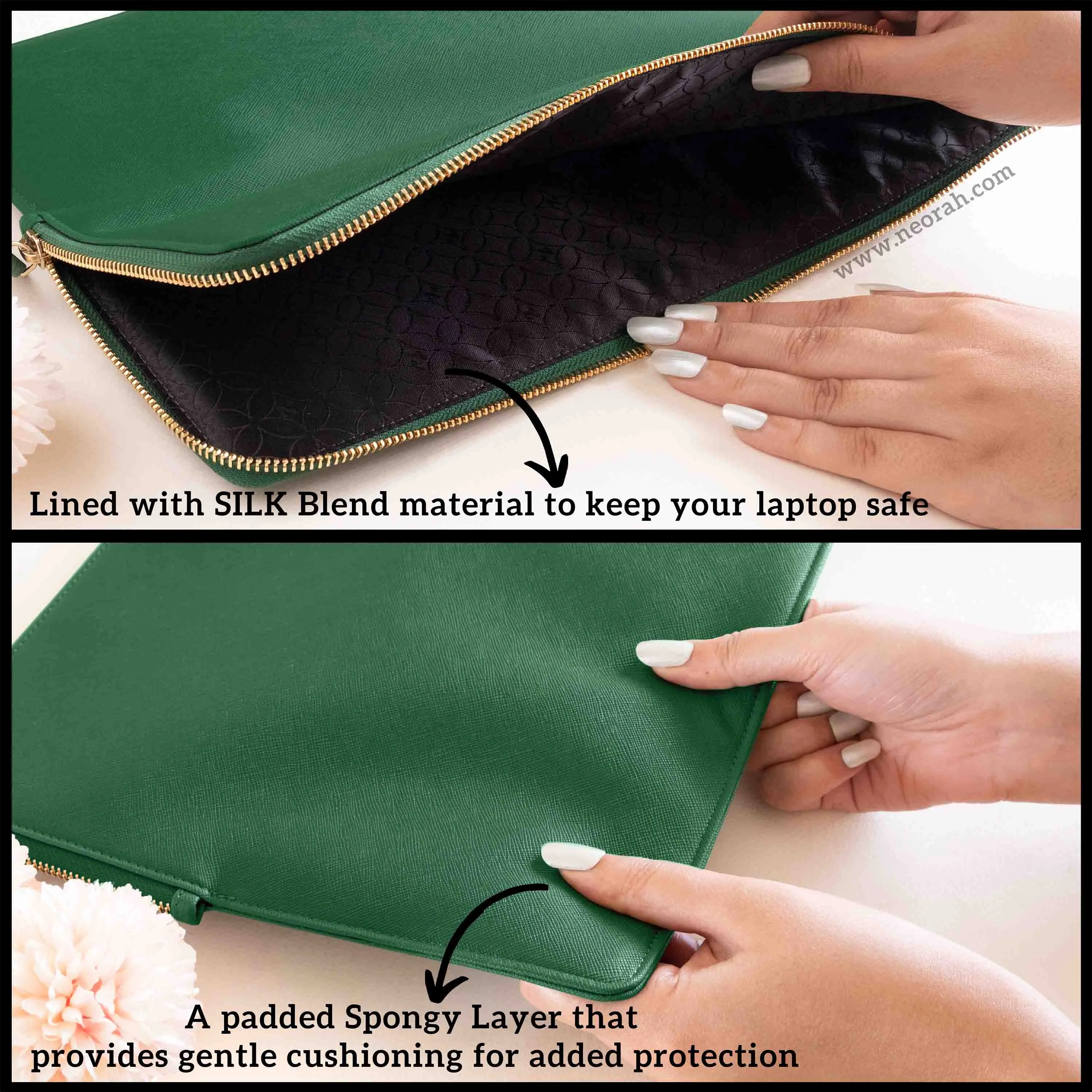 LAPTOP SLEEVE - ZIPPER CLOSURE