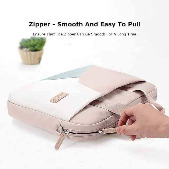 Laptop Sleeves 13.3" 14" 15.6" inch, Grils Women, For Macbook Air Pro, HP, Dell, Lenovo, Asus, Acer, Chromebook Notebook, Waterpoof Shockproof Oxford Cloth, for Travel Office Schools