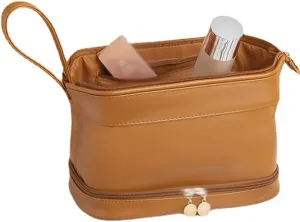 Large Capacity Layer Zipper Cosmetic Bag Portable Travel Waterproof Wash Wrap Storage Bag Wholesale(D)