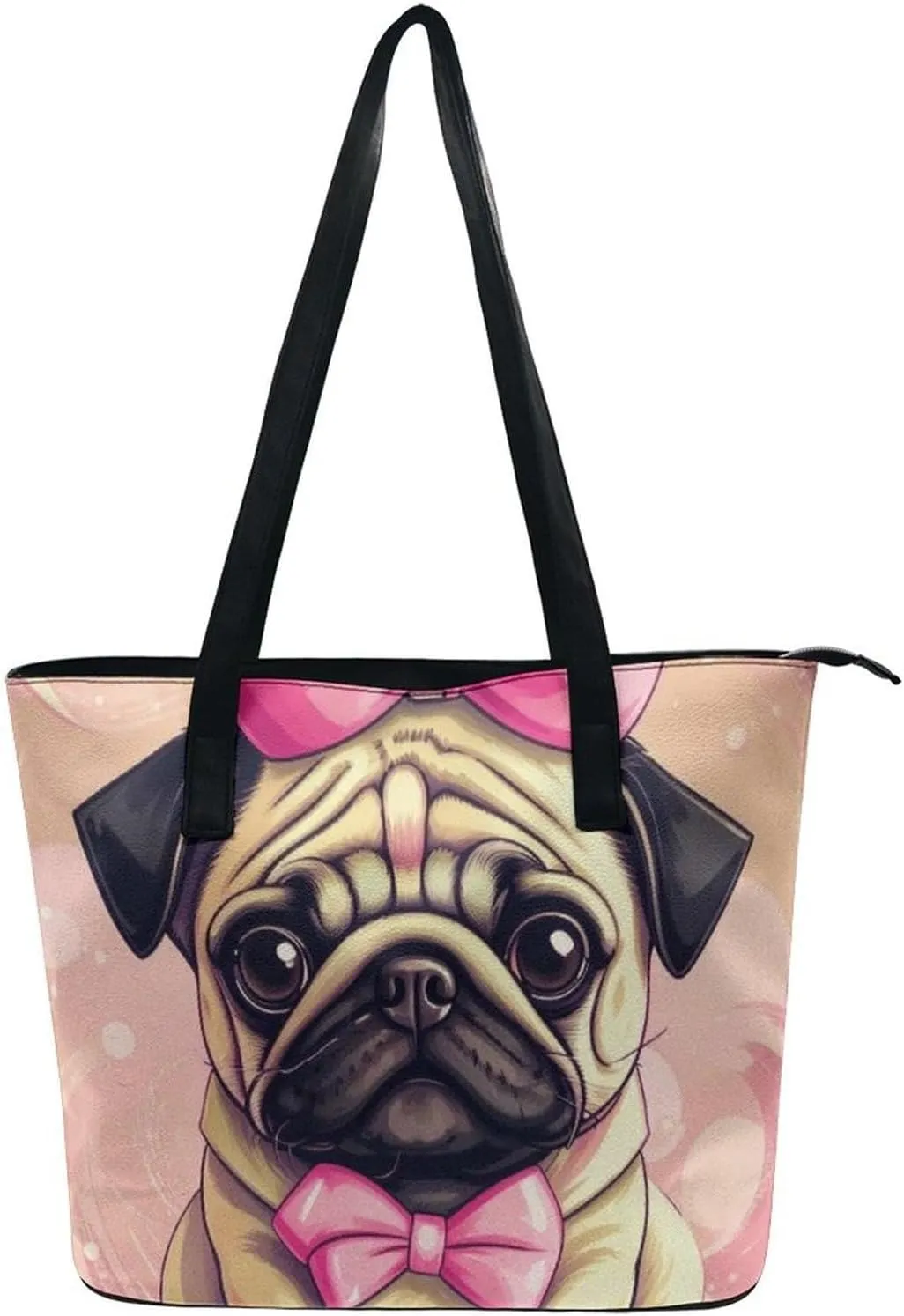 Large Capacity Shoulder Bag for Women PU Leather Shoulder Tote Handbag Clutch Bag Aesthetic Travel Work Picnic