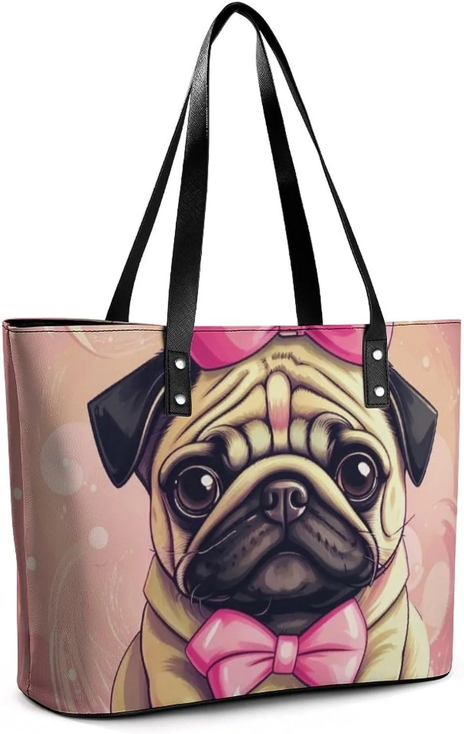 Large Capacity Shoulder Bag for Women PU Leather Shoulder Tote Handbag Clutch Bag Aesthetic Travel Work Picnic