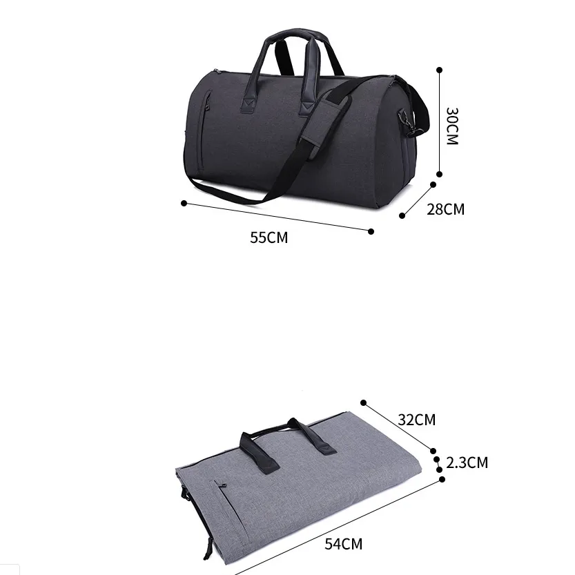 Large-capacity travel bag portable cylinder Foldable suitcase bag