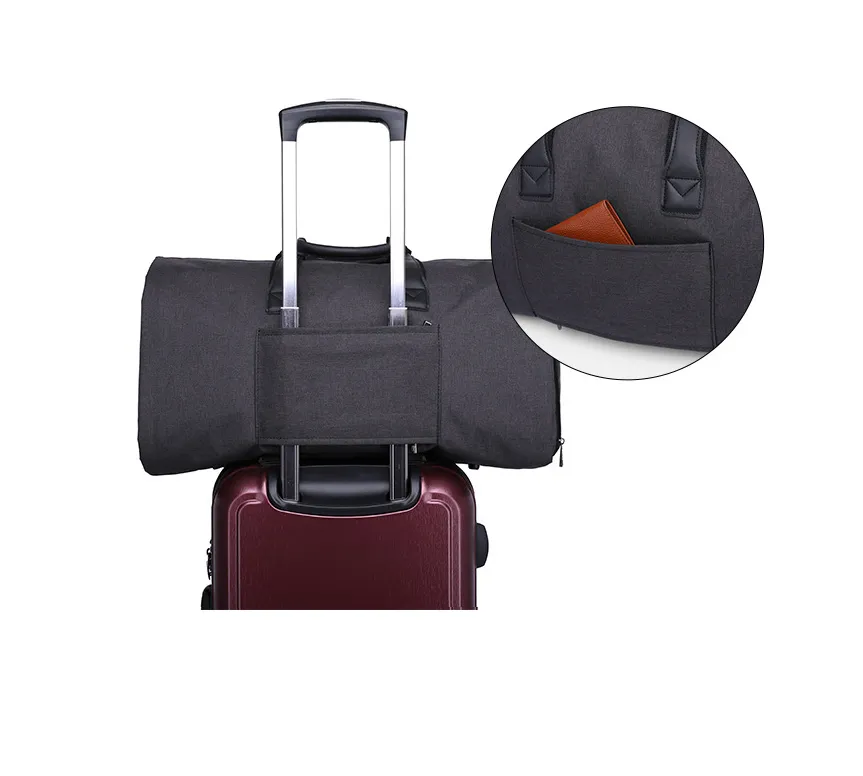 Large-capacity travel bag portable cylinder Foldable suitcase bag