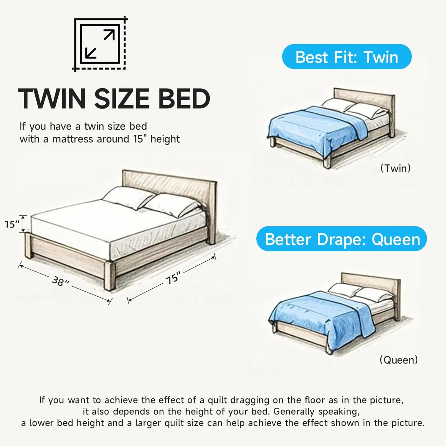 Lavsiry Burnt Orange Quilt Twin Size with Striped Pattern, Lightweight Soft Summer Thin Microfiber Bedspread & Coverlet Bedding Set for All Seasons - 2 Piece(1 Quilt, 1 Pillow Sham)