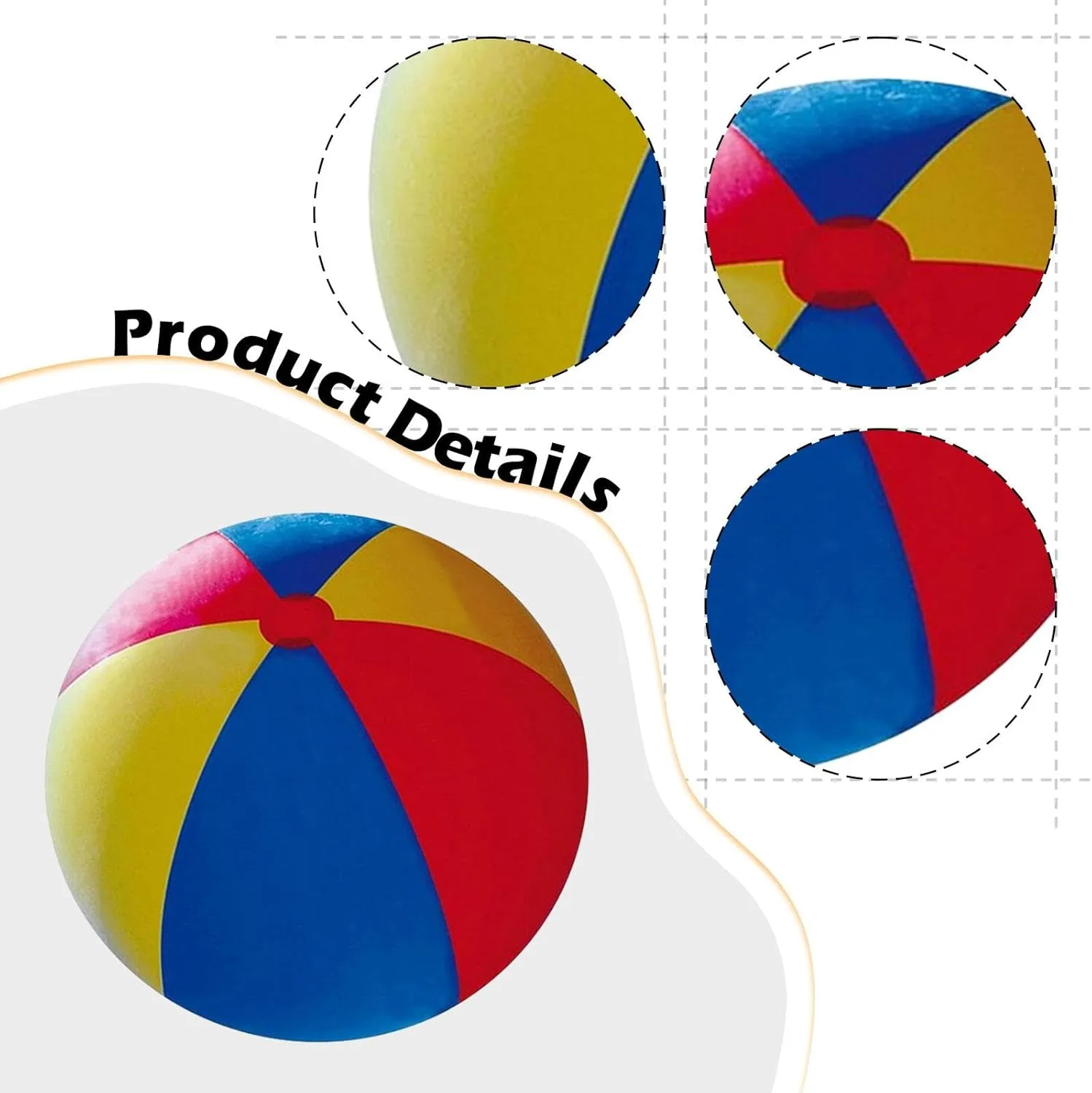 Lawn Game Toy Inflatable Beach Ball Giant Water Game Outdoor Activity Portable Novelty Pool Ball