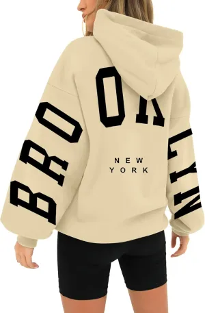 LCMTWX Women's Casual Hoodies Long Sleeve Jacket Floral Women Print Fashion Pocket Women's Coat Loose Sweatshirt with Fall Sw