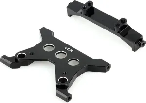 LCX Racing 1/10th RC Crawler Car CNC Machined Aluminum Frame Rail Brace Bracket Battery Tray Mounts for RC Car Axial SCX10 III SCX10.3, Upgrades Parts Accessories