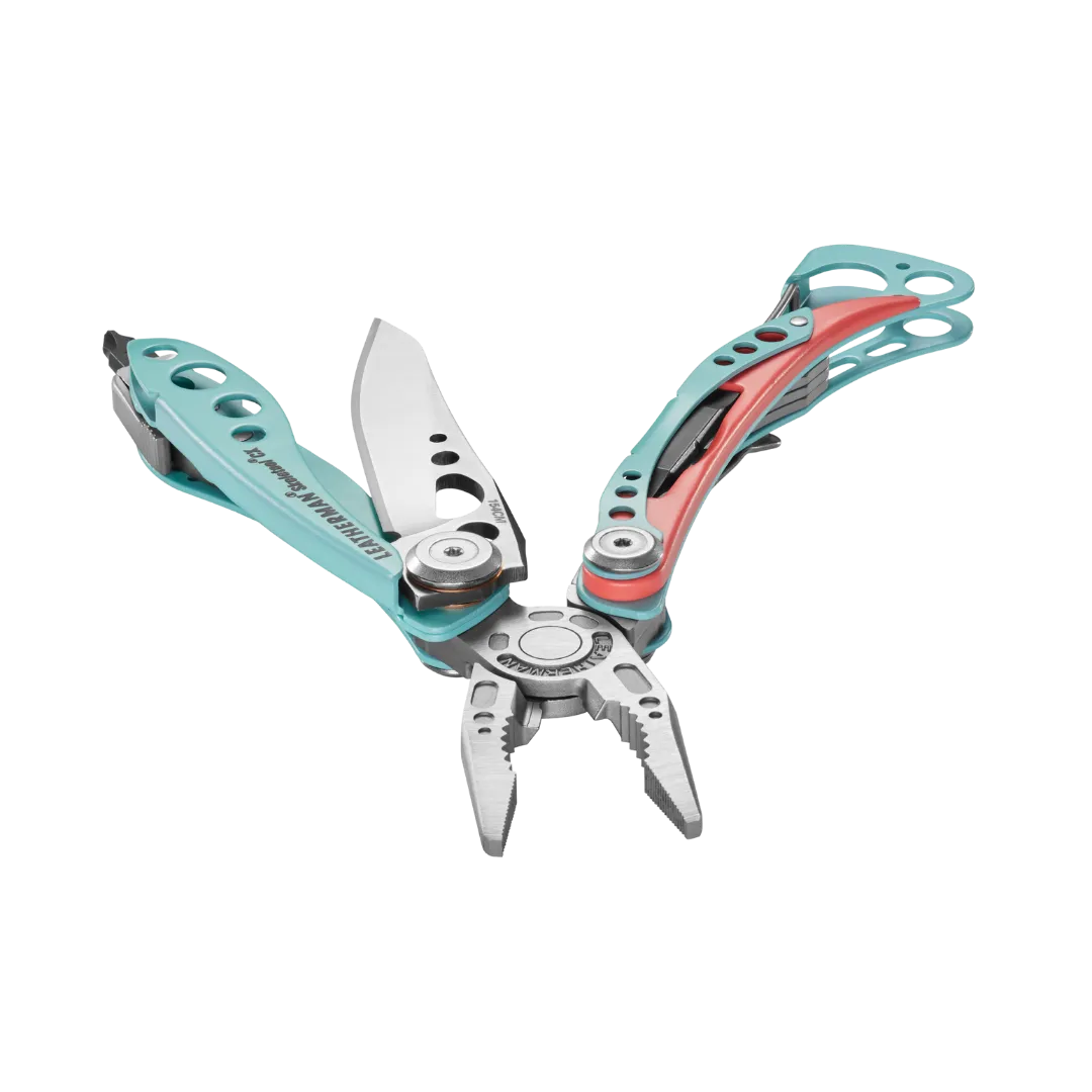 Leatherman 7 Tool Skeletool CX Lightweight Multi-Tool with Knife Blade Verdant