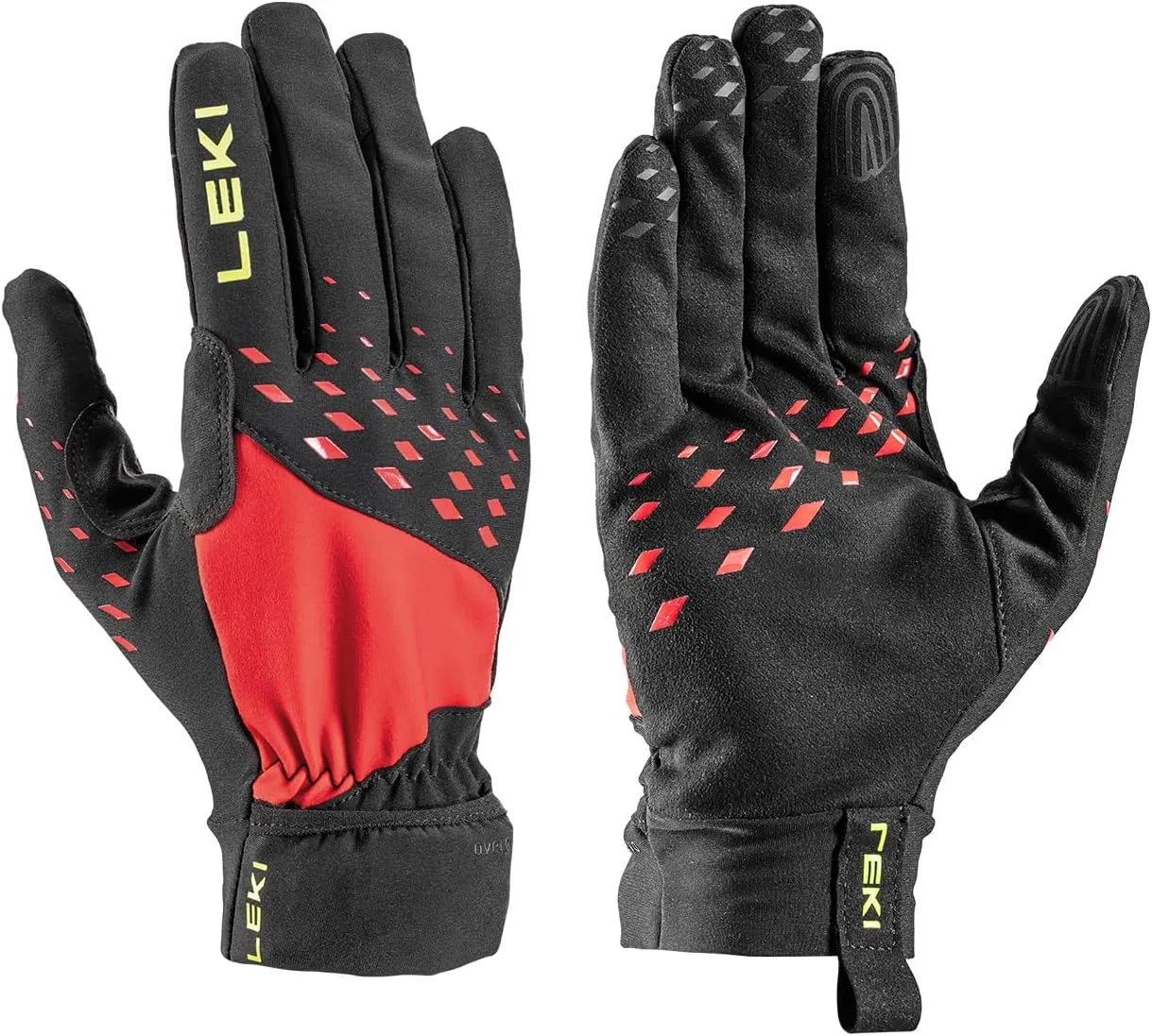 LEKI Ultra Trail Storm Lightweight Water-Resistant Touchscreen Running Gloves