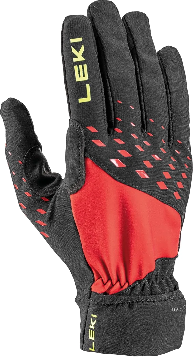 LEKI Ultra Trail Storm Lightweight Water-Resistant Touchscreen Running Gloves