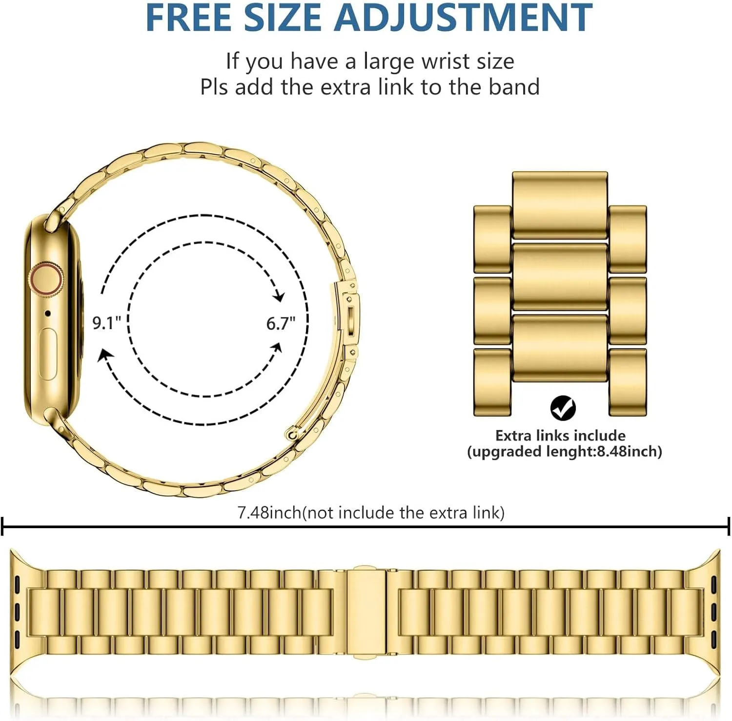 Lerobo Compatible for Apple Watch Band Ultra 49mm 44mm 45mm 46mm 42mm 38mm 40mm 41mm, Solid Stainless Steel Metal Band with 2 Pack Protective Case for iWtach Series 10 9 8 7 6 5 4 3 2 1 SE Men Women