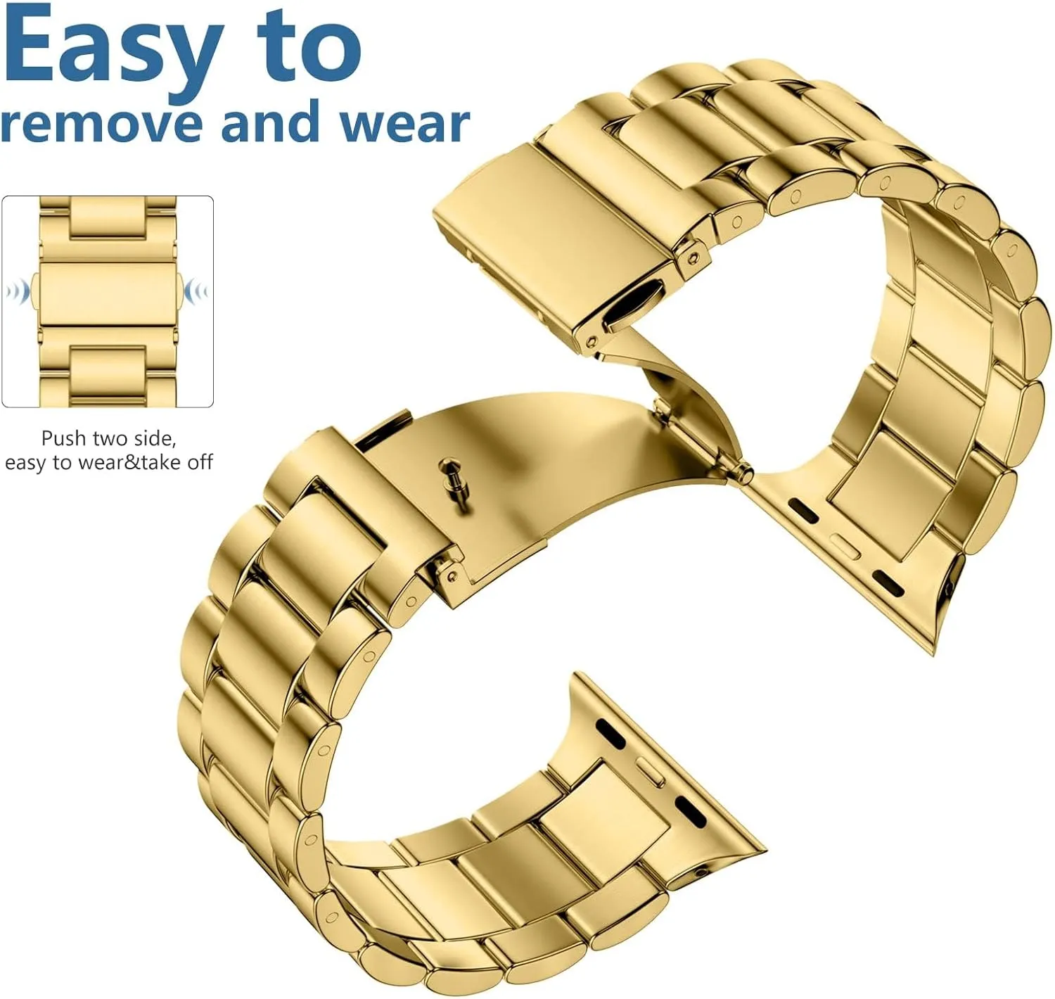 Lerobo Compatible for Apple Watch Band Ultra 49mm 44mm 45mm 46mm 42mm 38mm 40mm 41mm, Solid Stainless Steel Metal Band with 2 Pack Protective Case for iWtach Series 10 9 8 7 6 5 4 3 2 1 SE Men Women