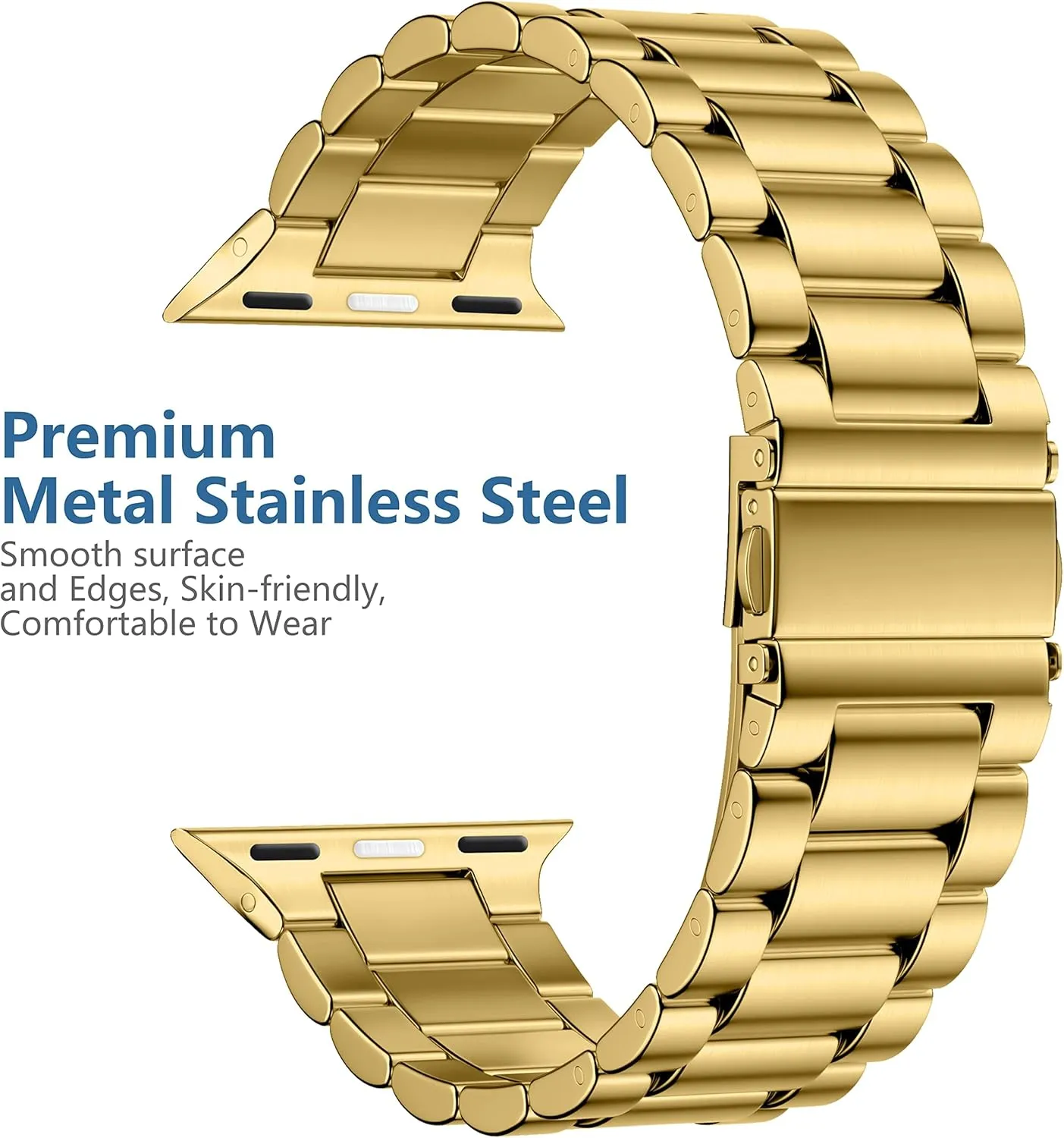 Lerobo Compatible for Apple Watch Band Ultra 49mm 44mm 45mm 46mm 42mm 38mm 40mm 41mm, Solid Stainless Steel Metal Band with 2 Pack Protective Case for iWtach Series 10 9 8 7 6 5 4 3 2 1 SE Men Women