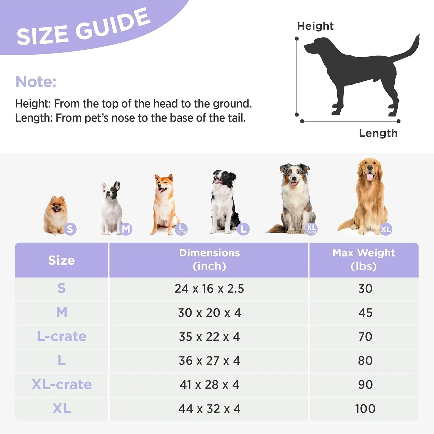 Lesure Cute XL Dog Bed for Crate-Thick Shredded Chopped Foam Pet Bed Indoor with Removable Washable Cover, Modern Fuzzy Plush & Anti Slip Bottom, Blue