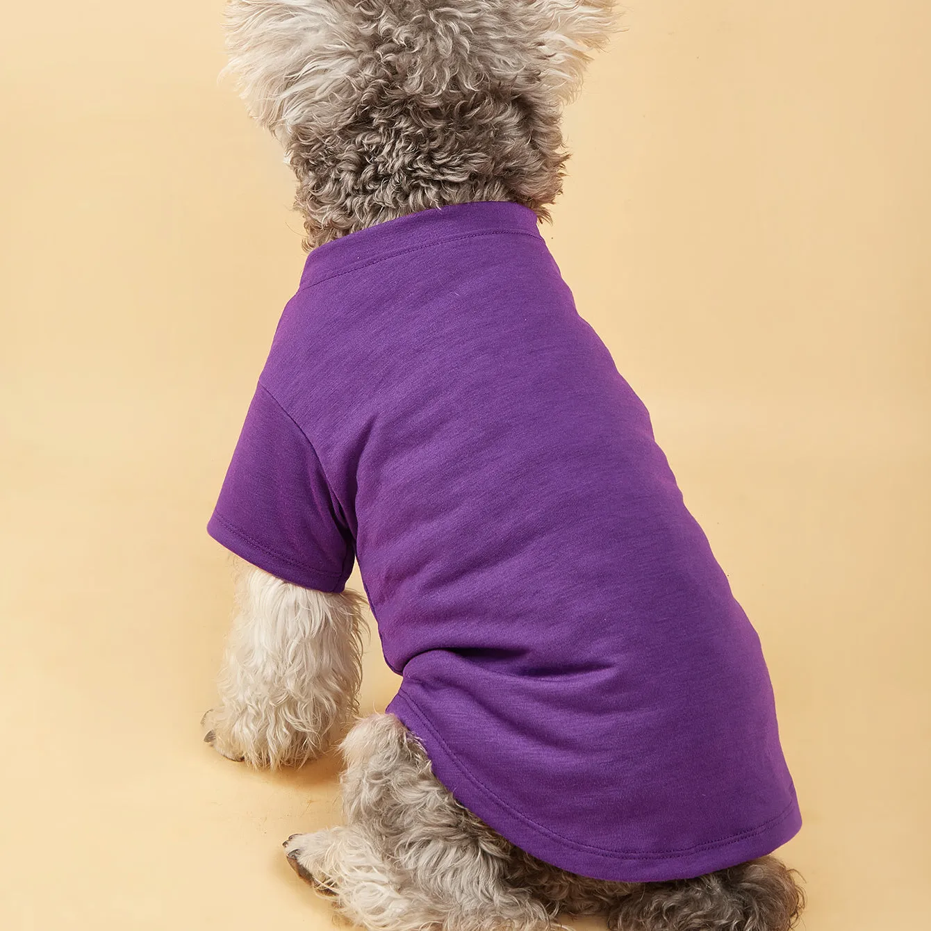 Letter Pattern Dog T-Shirts – Breathable Pet Tee