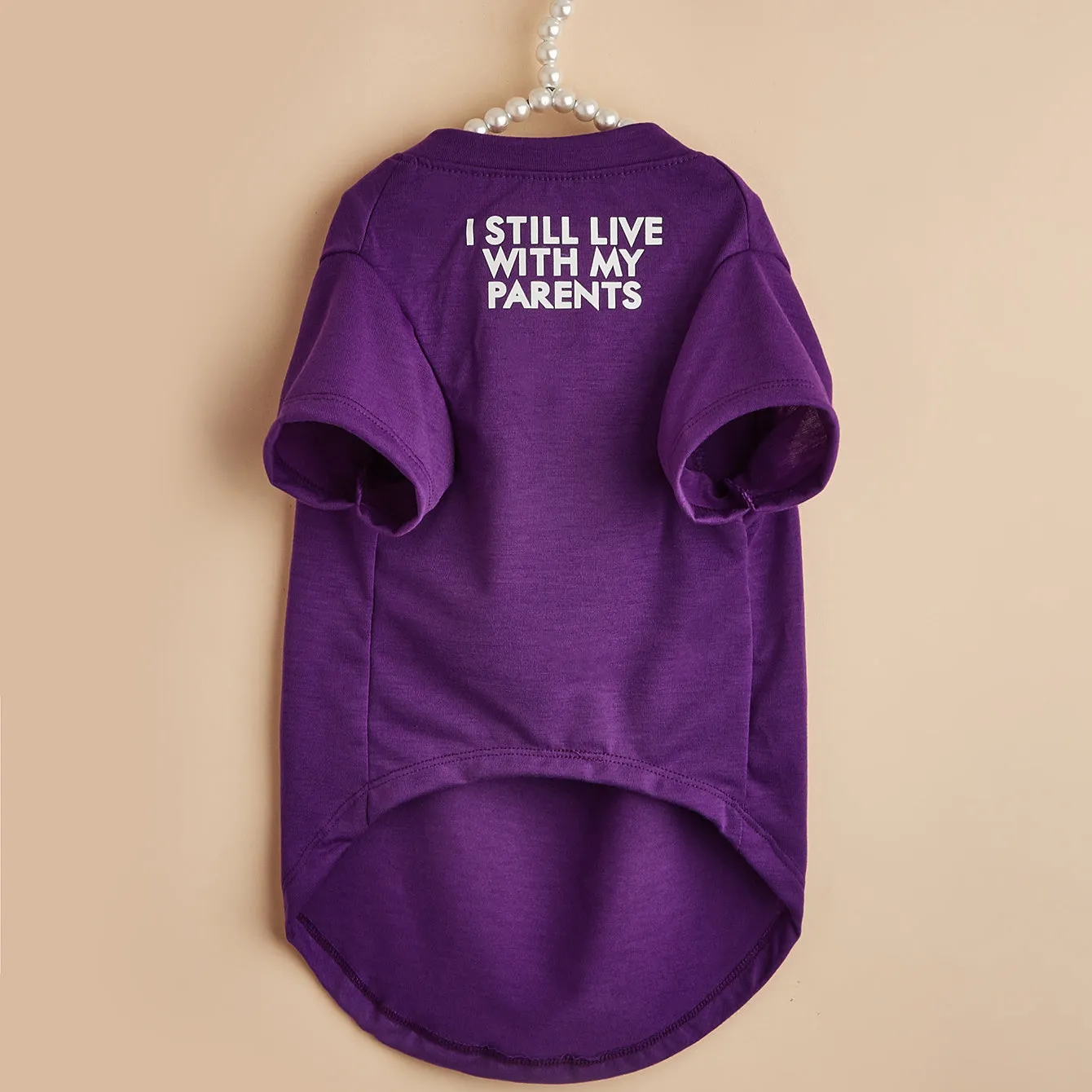 Letter Pattern Dog T-Shirts – Breathable Pet Tee