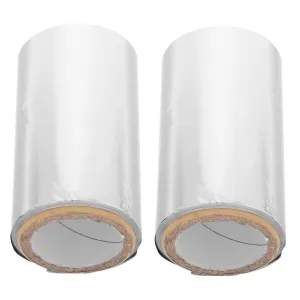 LIFKOME Hair Curling Papers 2 Rolls Hairdressing Aluminum Foil Protective Foil Sheets for Dyeing Heat Chemical Insulation