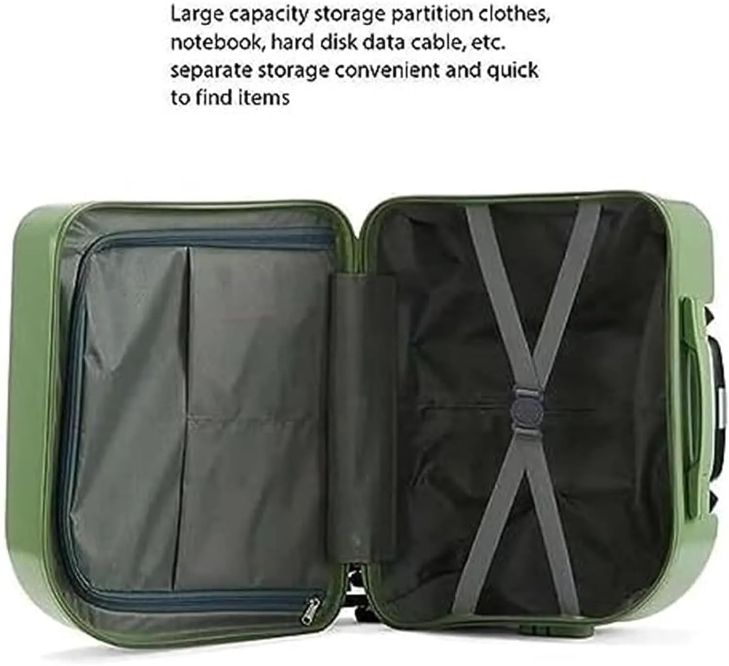 Light Suitcase 18inch Suitcases With 4 Wheels ABS Luggage Bag For Travel Suitcase Carry On Luggage Wheeled Luggage (Color : A, Size : 18 in)