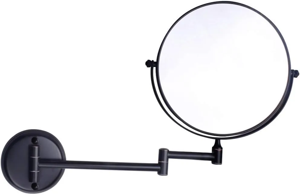 Light up Life& Wall Mounted Makeup Mirrors Magnifying Extend Sturdy Double Sided Adjustable Cosmetic Mirror Bathroom Shaving Vanity Mirror