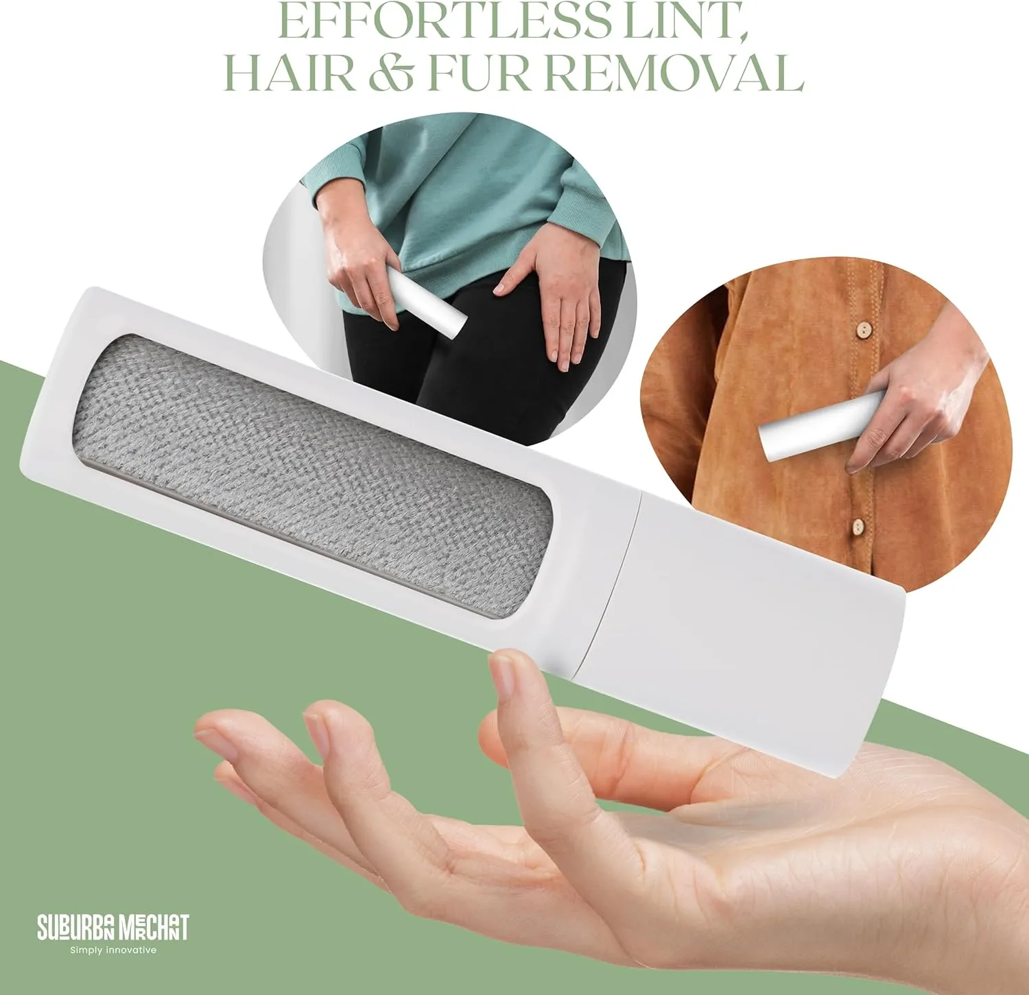 Lint & Pet Hair Remover Brush-Hair Lint Remover for Dogs Cats-Effortlessly Removes Fur and Lint-Reusable-Great for Yoga Pants,Furniture & Carpets(Cotton Candy)
