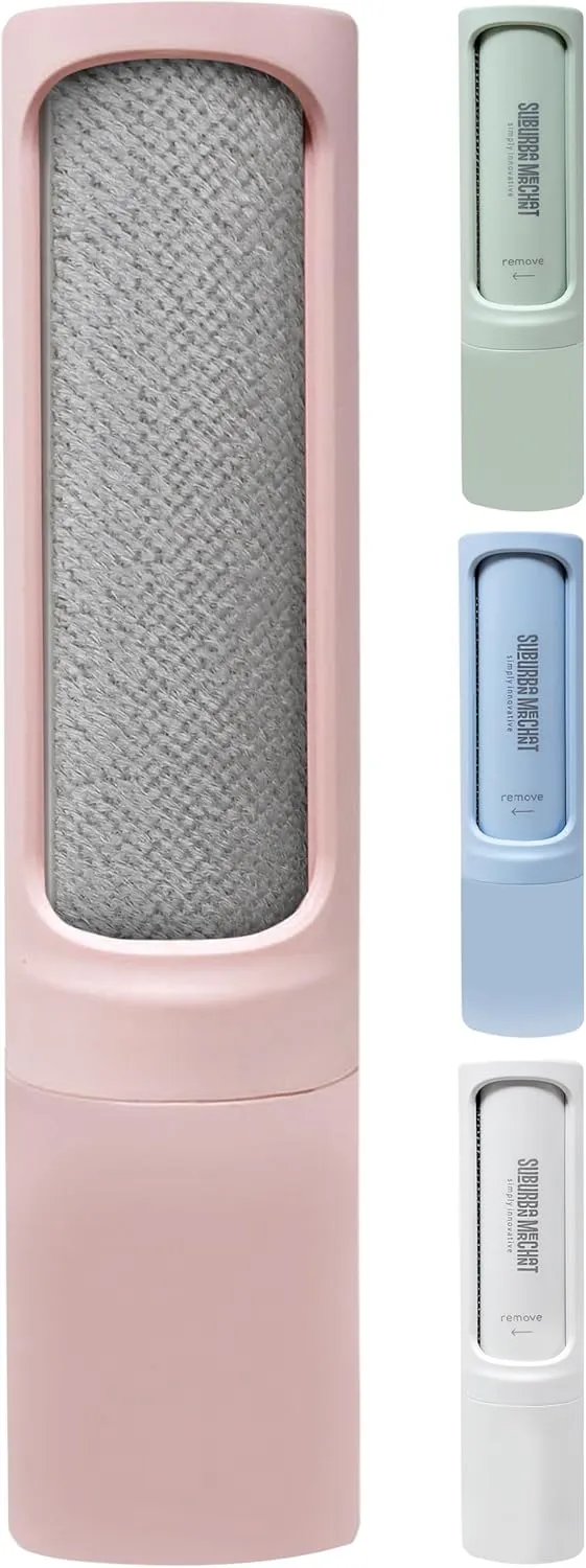 Lint & Pet Hair Remover Brush-Hair Lint Remover for Dogs Cats-Effortlessly Removes Fur and Lint-Reusable-Great for Yoga Pants,Furniture & Carpets(Cotton Candy)