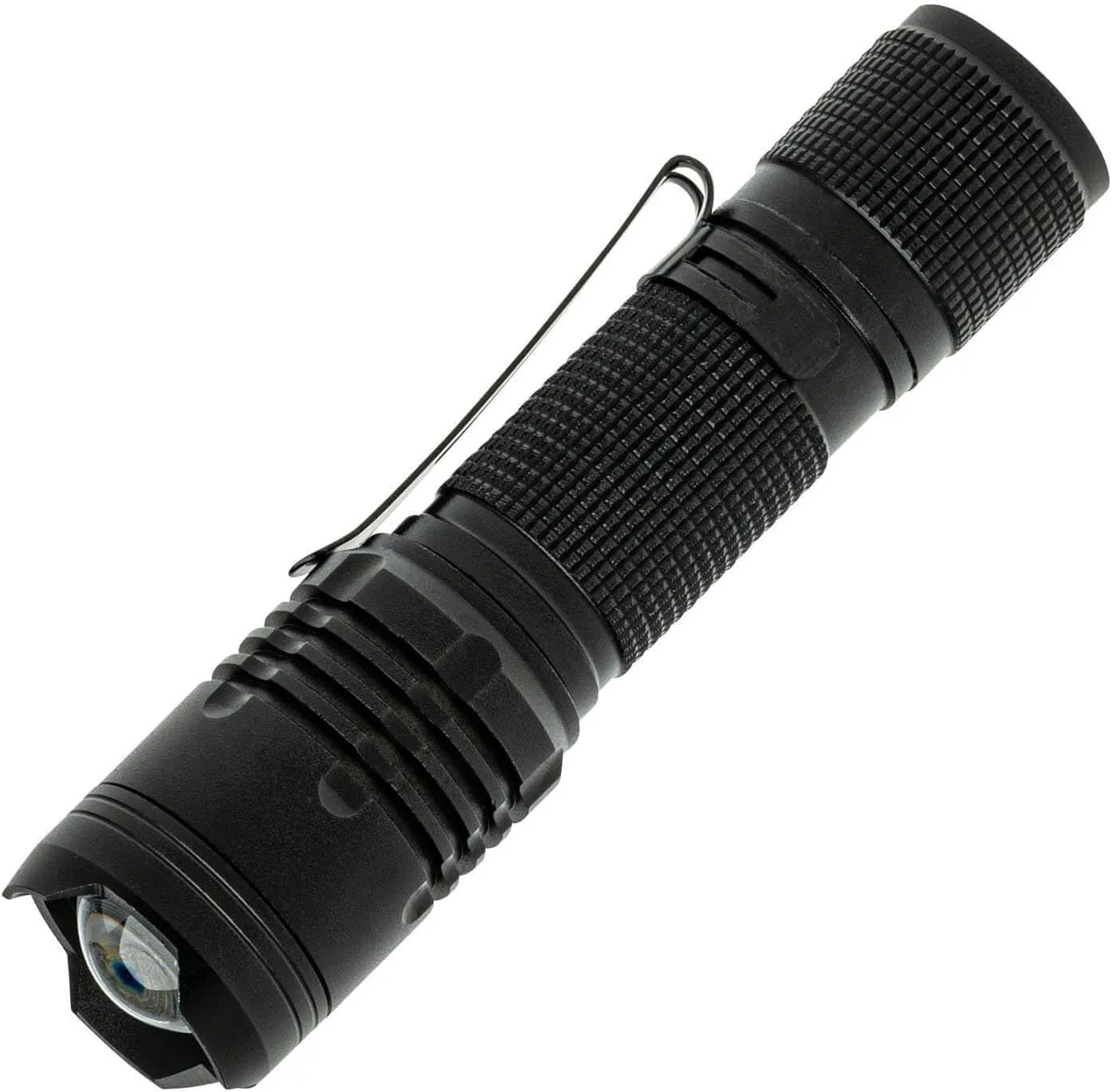 LitezAll 400 Lumen Tactical Flashlight, Compact LED Flashlight with Pocket Clip, Aerospace Aluminum Body, IPX2 Weather Resistant, Everyday Carry Flashlight for Outdoor, Work, and Emergency Use
