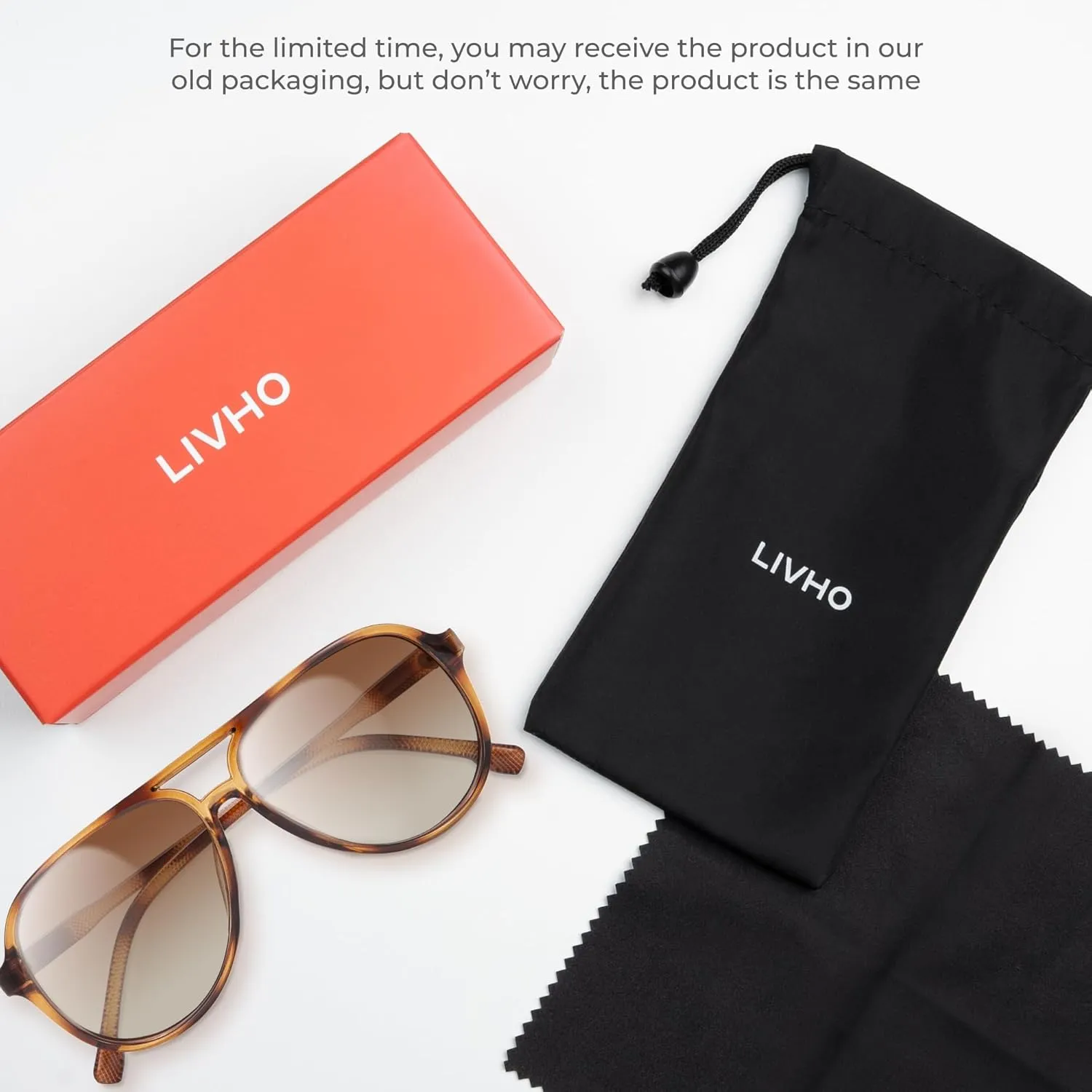 livho Trendy Polarized Aviator Sunglasses Women Men, Retro Sun Glasses for Women Men 2025, Oversized UV Protection Shades