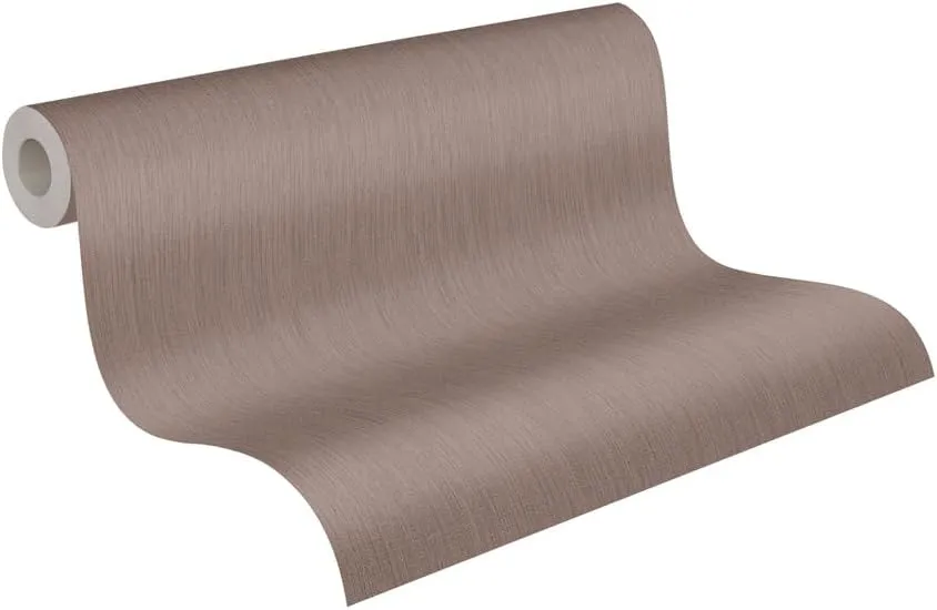 Livingwalls Daniel Hechter 7 781554 Non-Woven Wallpaper Plain 10.05 m x 0.53 m Brown Textile Structure Wallpaper
