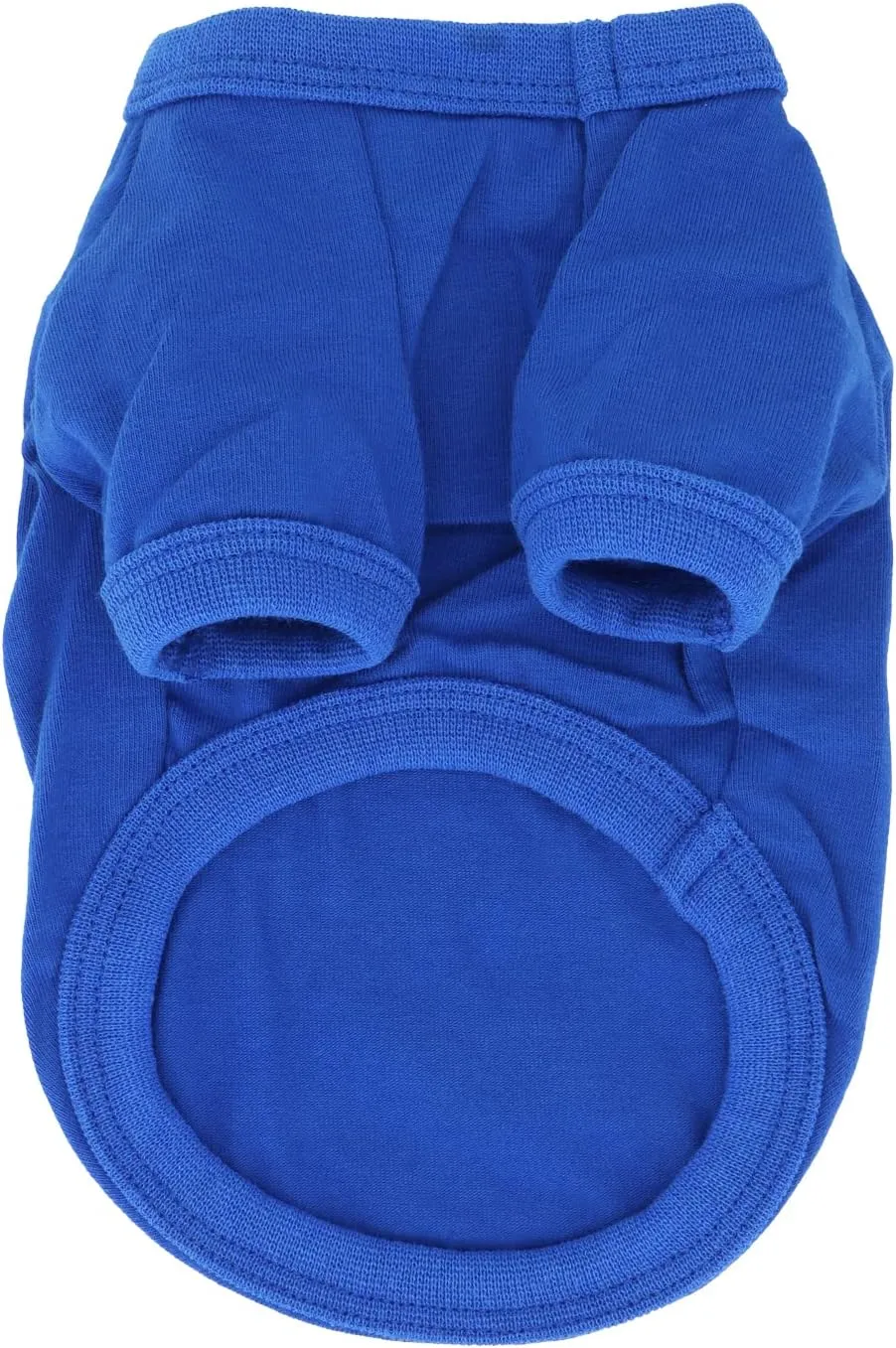 LOPHIPETS 100% Cotton Dog Tee Shirt for Small Dogs Chihuahua Puppy Clothes-Blue/L