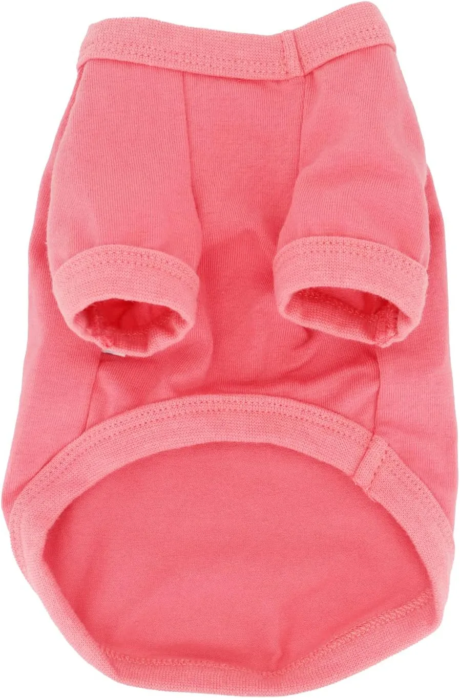 LOPHIPETS 100% Cotton Dog Tee Shirt for Small Dogs Chihuahua Puppy Clothes-Pink/L