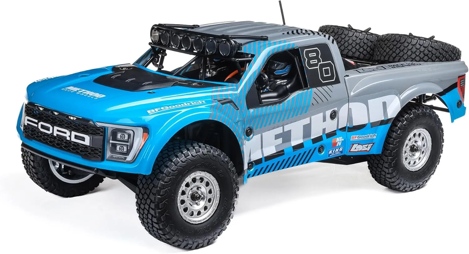 Losi Baja Rey 2.0 1/10 4 Wheel Drive BL RTR Method LOS03046