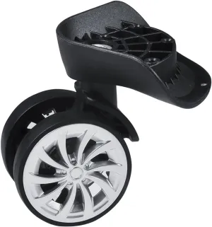 Luggage Suitcase Wheels,Swivel Wheel Replacement Luggage Travel Suitcase Wheels Plastic Bearings Repair Set for Luggage Kits Pack of 2, 3.5x2.75x2.2in