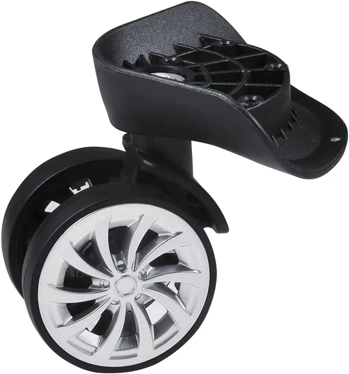 Luggage Suitcase Wheels,Swivel Wheel Replacement Luggage Travel Suitcase Wheels Plastic Bearings Repair Set for Luggage Kits Pack of 2, 3.5x2.75x2.2in