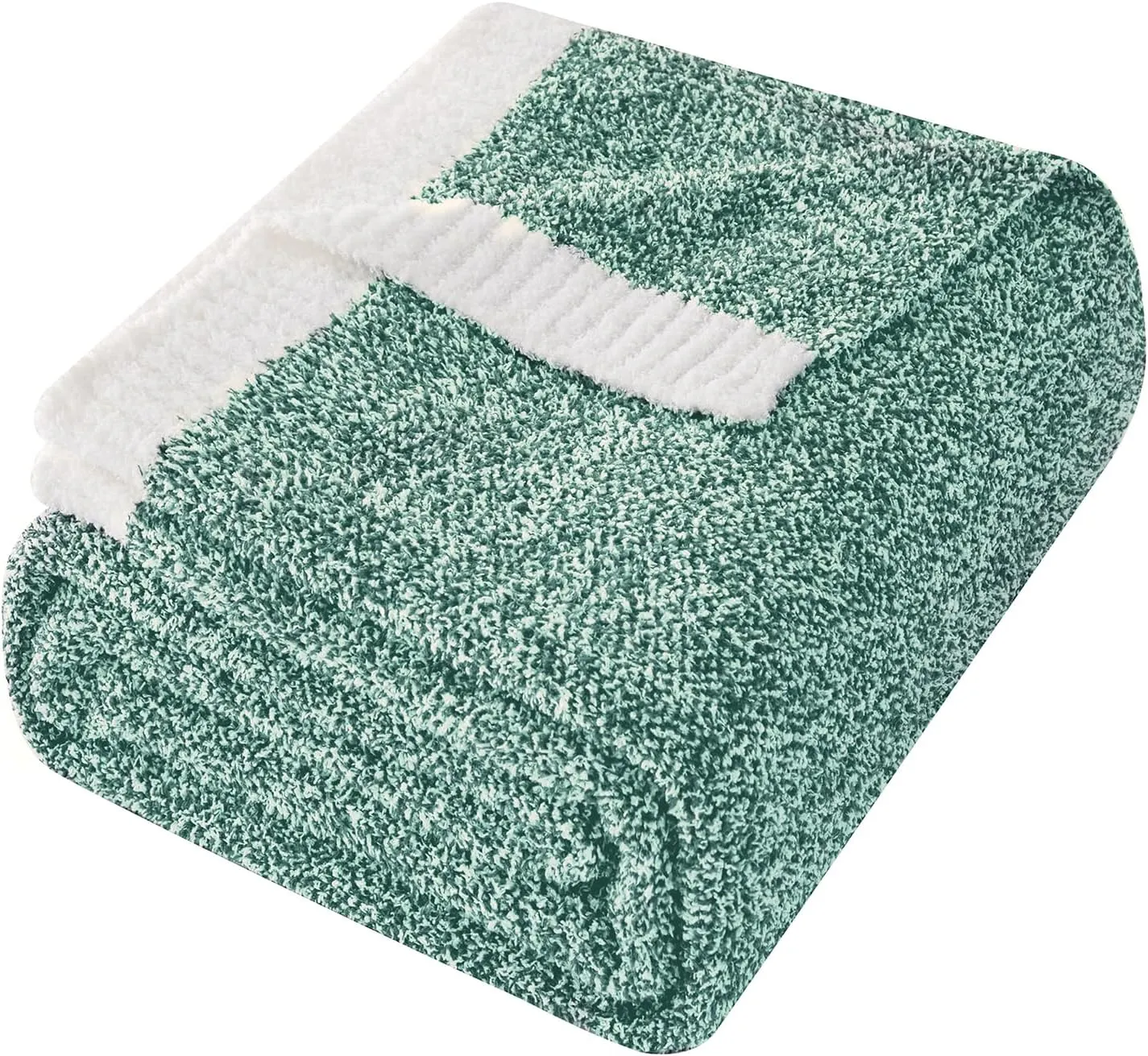 LURKA Fine Knit Throw Blanket - Super Soft Breathable Lightweight Blanket for Couch Bed Sofa (Grayish Blue, Throw(50"x 60"))