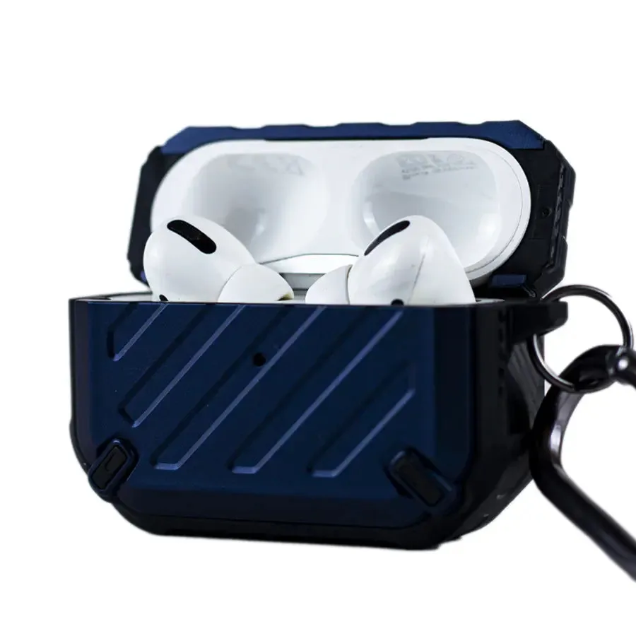 Luxury Armor Shockproof Protective AirPods Pro Case - Blue