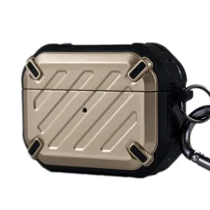 Luxury Armor Shockproof Protective AirPods Pro Case - Gold
