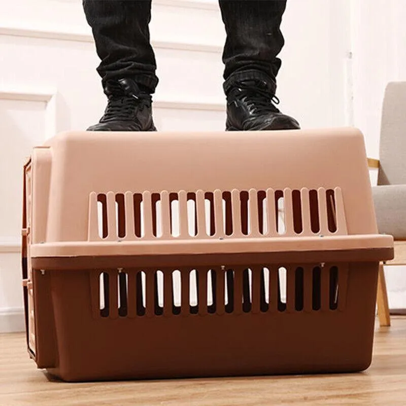M Size Dog Cat Rabbit Portable Tote Crate Pet Carrier Kennel Travel Airline Carry Bag