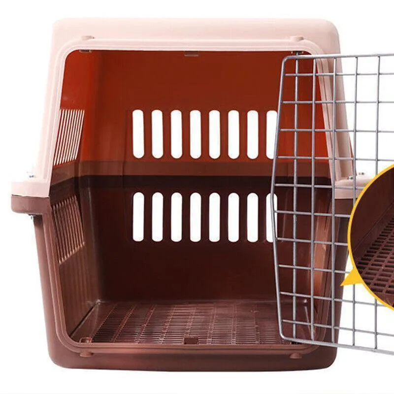 M Size Dog Cat Rabbit Portable Tote Crate Pet Carrier Kennel Travel Airline Carry Bag