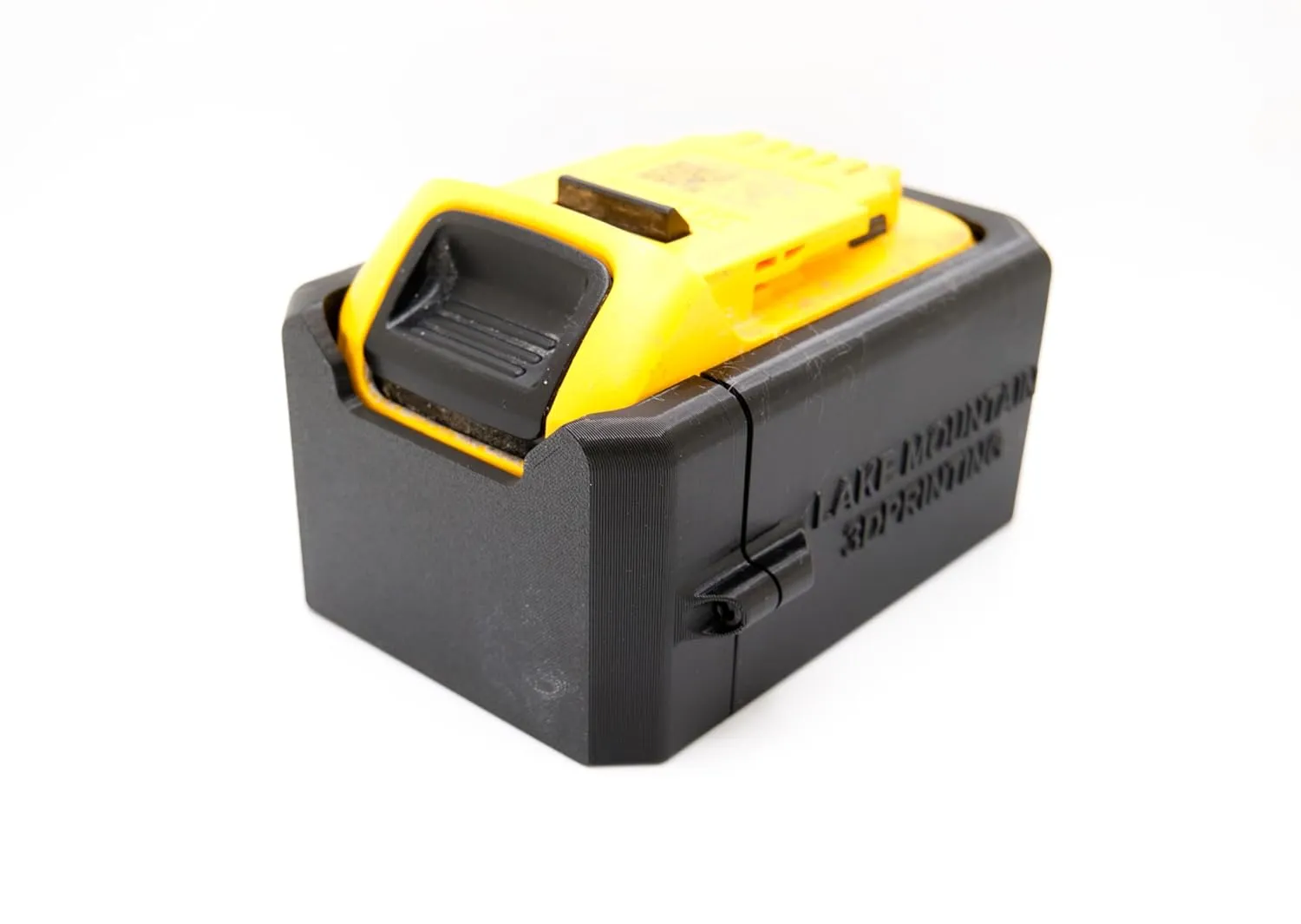 Magnetic Battery Case/Boot for dewalt 20v 4.0Ah (DCB204) with width 76mm (3 inches)
