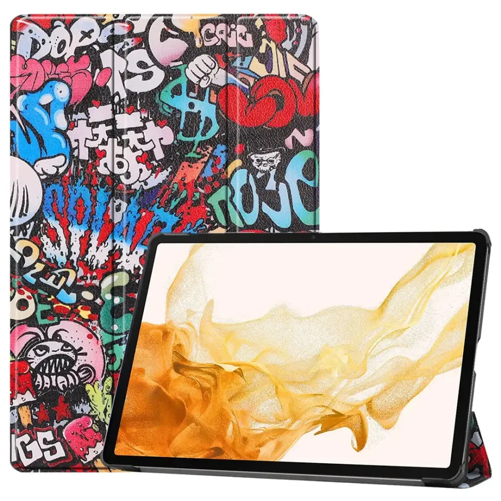 Magnetic Case for Samsung Galaxy Tab S7 Fe 12.4 T730 T733 T736 T7387 Plus 12.4 T970 T975 8 Plus 12.4 Sm-x800 Sm-x806
