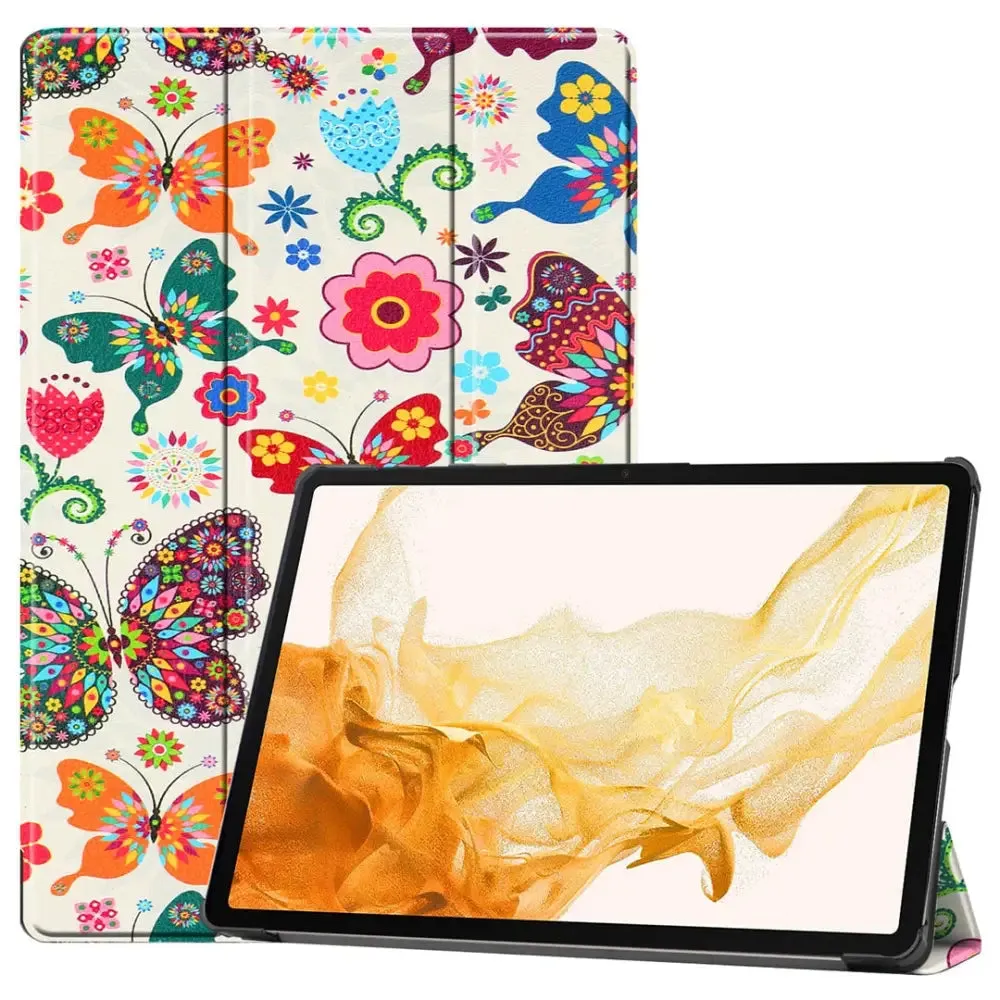 Magnetic Case for Samsung Galaxy Tab S7 Fe 12.4 T730 T733 T736 T7387 Plus 12.4 T970 T975 8 Plus 12.4 Sm-x800 Sm-x806