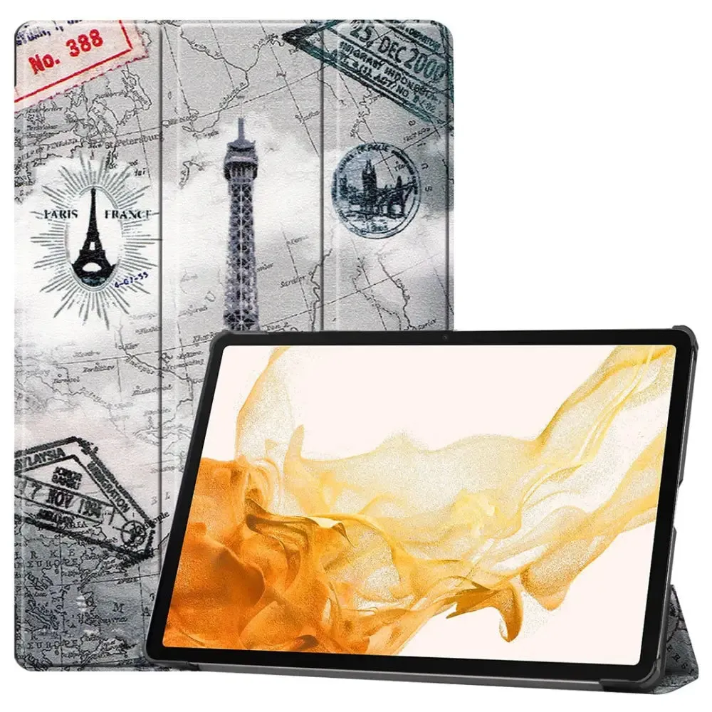 Magnetic Case for Samsung Galaxy Tab S7 Fe 12.4 T730 T733 T736 T7387 Plus 12.4 T970 T975 8 Plus 12.4 Sm-x800 Sm-x806