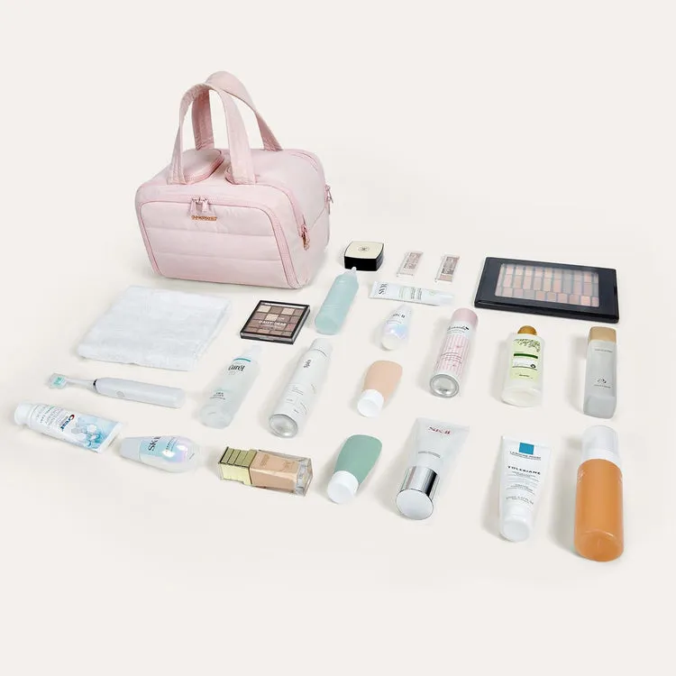 Makeup Large Capacity Storage Bag Lightweight Wide-open Cosmetic Bag for Women Make Up Organizer Bag Travel Essentials