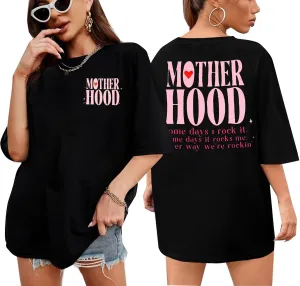 Mama Shirts Oversized Mom Shirt Motherhood Tshirt Some Days Tee Funny Short Sleeve Tops