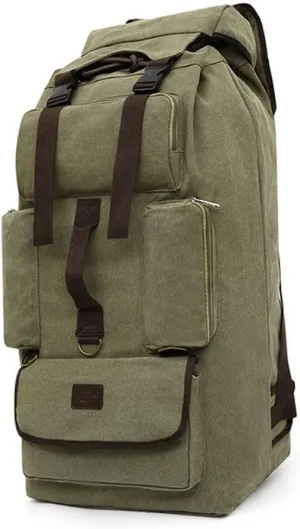 MaxxCloud Military Tactical Duffle Bag Army Rucksack Gym Bag Laptop Backpack Canvas Luggage Travel Bag