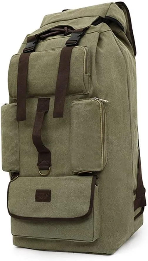 MaxxCloud Military Tactical Duffle Bag Army Rucksack Gym Bag Laptop Backpack Canvas Luggage Travel Bag