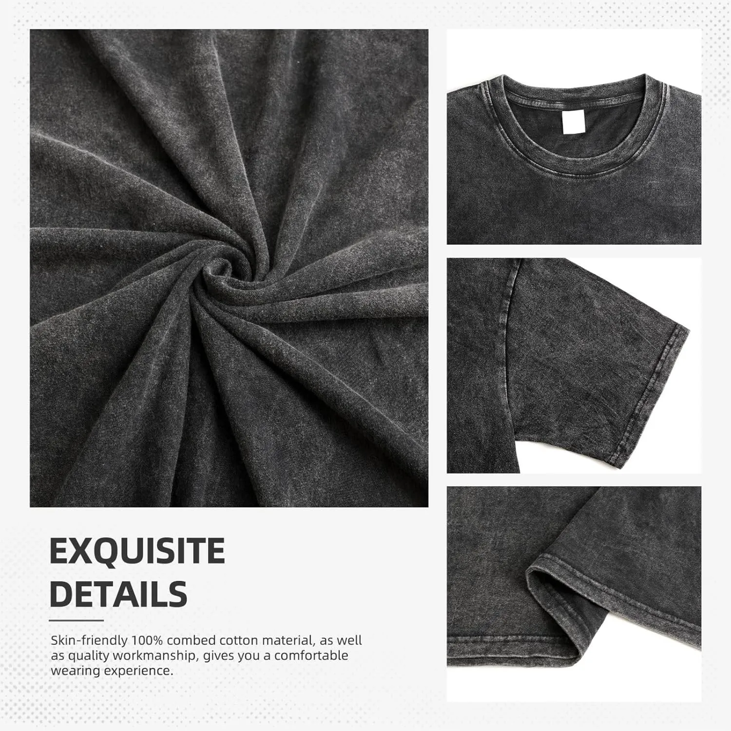 Men Guys Streetwear Oversized Smooth T-Shirt Short Sleeve Unisex Teens Cotton Shirts