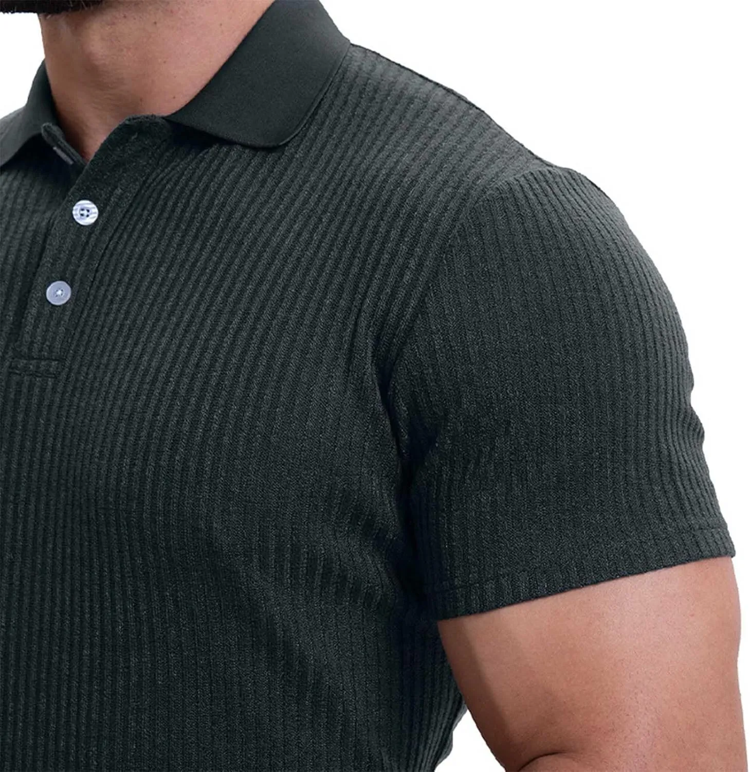 Men Short Sleeve Shirts Casual Lapel Button T-Shirts Trendy Loose Fit Athletic Beach Tops Fashion Summer Clothes